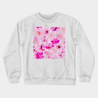 Watercolor wash, feminine floral design Crewneck Sweatshirt